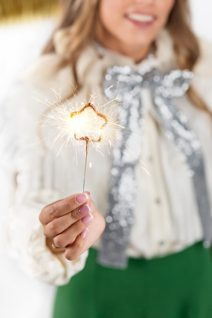 Zimne Ognie GWIAZDKI 16cm 2 sztuki