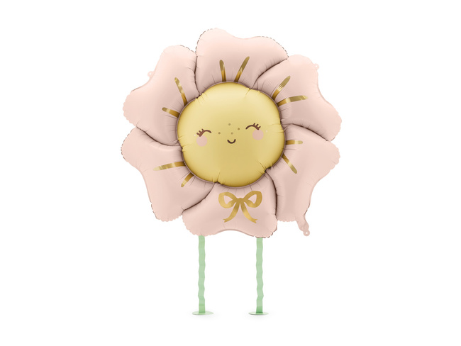 Balon foliowy 28" Chodzący Kwiatek różowy