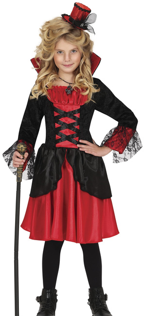 Kostium dziecięcy "Lady Wampir" sukienka