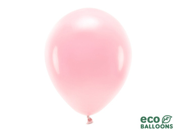 Balony Eco 30cm pastel różowy rumiany 10 sztuk
