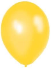 Balon Bel 14" metalik żółty YELLOW 1 sztuka