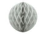 Rozeta honeycomb kula 30cm szara