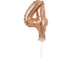 Balon foliowy 5" pudrowy róż mini numer 4