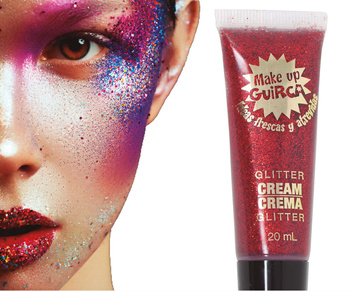 Brokat w tubce 20ml - czerwony