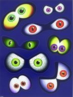 Naklejki na okno "Oczy" 8 par