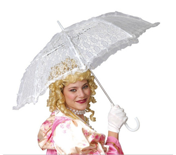 Parasolka ażurowa - biała