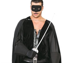 Maska i szpada szermierza