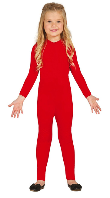 Kostium dziecięcy "kombinezon elastyczny" czerwony