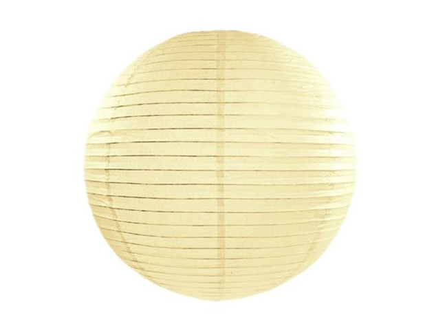 Lampion papierowy 35cm kremowy