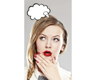 Opaska dymek - chmurka Myśliciel