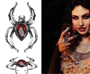 Pierścionek "Pająk" z regulacją