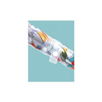 Parasolka turkusowa "Ptaki i kwiaty"