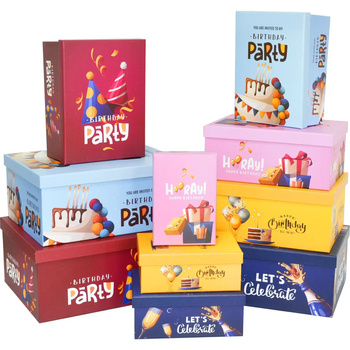 Pudełko ozdobne prostokątne 11102858 - PARTY