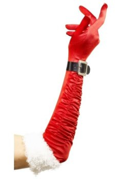 Rękawiczki długie "Mikołajka"