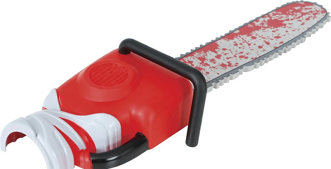 Piła elektryczna z krwią