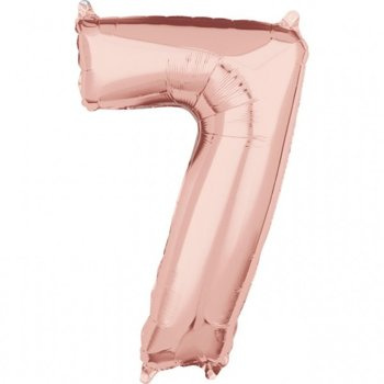 Balon foliowy 26" Pudrowy róż numer 7