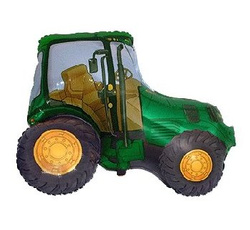 Balon foliowy 24" Traktor zielony