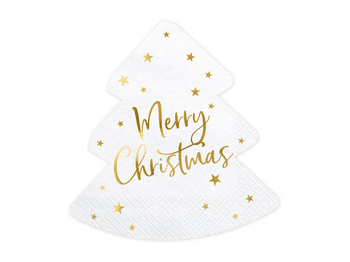 Choinka - serwetki kształt 16cm 20 sztuk