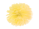Pompon bibułowy 25cm - żółty