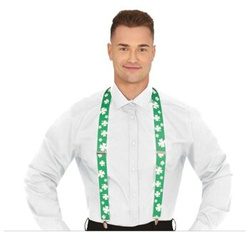 Szelki zielone w koniczynki ST. PATRICK