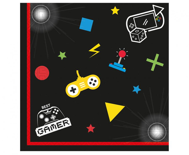 Gaming Party - Serwetki 33cm 20 sztuk