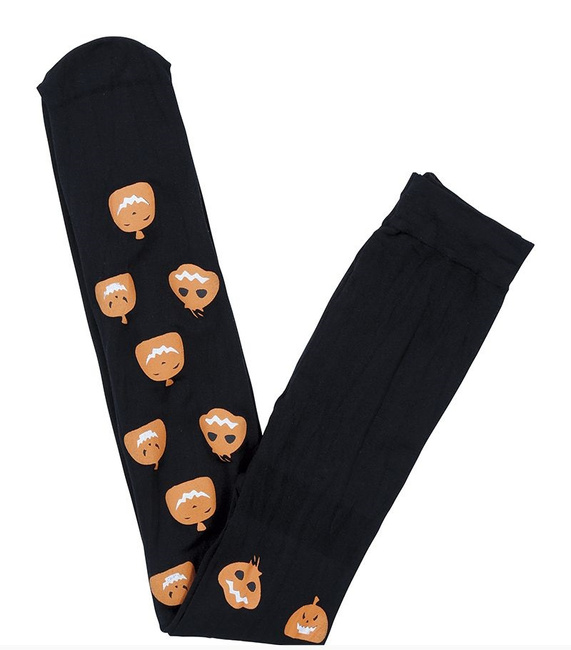 Rajstopy dziecięce czarne w dynie 3-6 lat