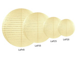 Lampion papierowy 35cm kremowy