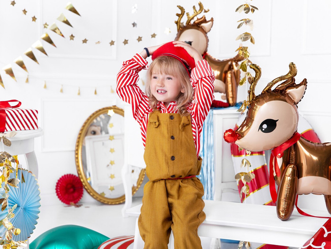 Balon foliowy Multi 3D 22" Stojący renifer