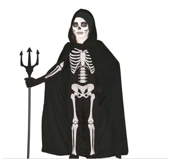 Peleryna dziecięca z kapturem" 100cm czarna