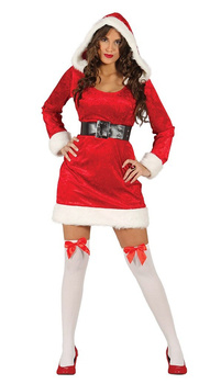 Kostium Pani Mikołajowej z kapturem