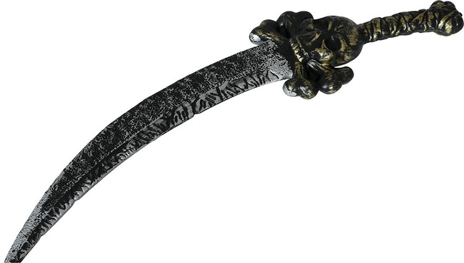 Miecz Pirata z czachą 58cm