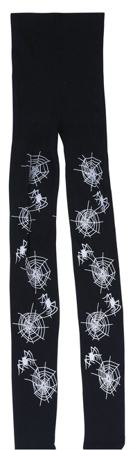 Rajstopy dziecięce czarne w pajęczyny 7-10l