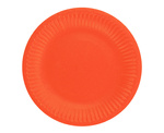Czerwone jednokolorowe - Talerzyki 18cm 6 sztuk