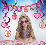 Świderki Misiowe Różowe 60 cm 5 sztuk