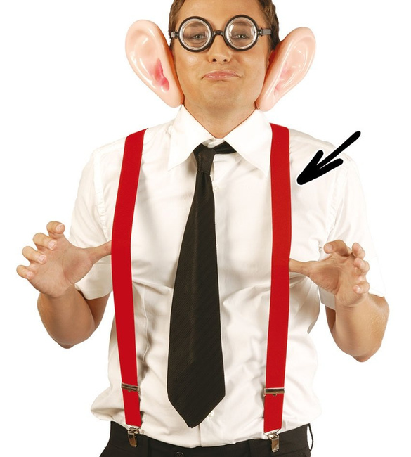 Zestaw Mickey: szelki, rękawiczki, opaska, ogon