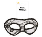 Maska karnawałowa "koronka" czarna