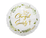 Balon foliowy 18" Chrzest Święty, gołąbek i krzyż