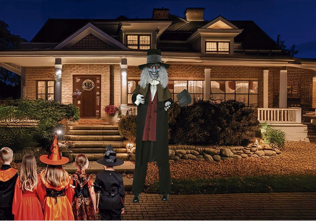 Halloweenowa dekoracja ogrodu interaktywny GRABARZ 230cm