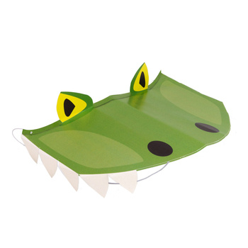 Dino Party - Czapeczki imprezowe - daszek 8 sztuk