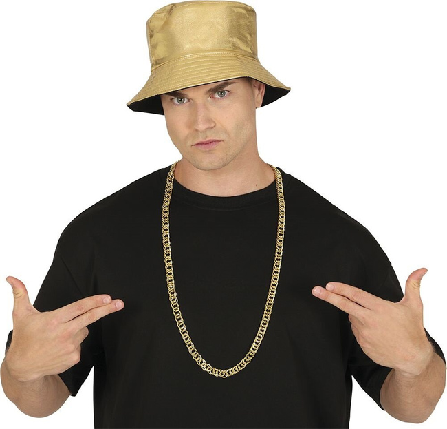 Naszyjnik "Łańcuch" złoty metalowy