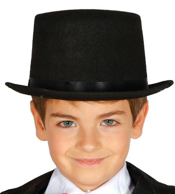 Kapelusz dziecięcy - Cylinder czarny