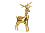 Balon foliowy stojący renifer złoty 124cm