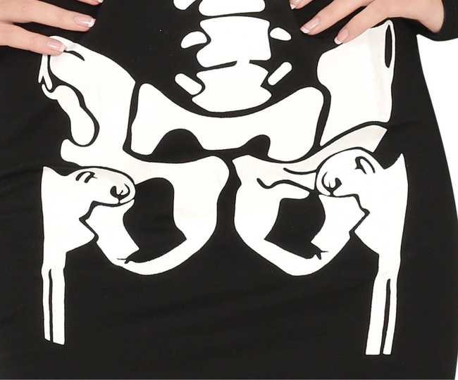 Kostium "Szkieletka" sukienka