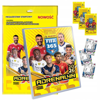 FIFA365 2026 Adrenalyn XL MEGA ZESTAW STARTOWY (Starterpack)