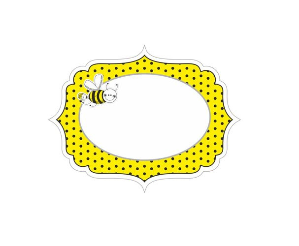 Pszczółki - Etykieta Candy Bar 6 sztuk