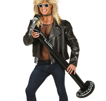 Dmuchany mikrofon ze statywem