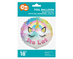 Balon foliowy 18" STO LAT jednorożec