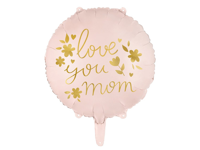 Balon foliowy 18" Love You Mom - dla Mamy