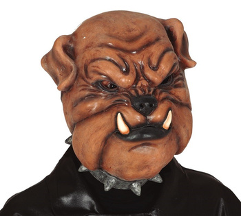 Maska lateksowa PIES buldog