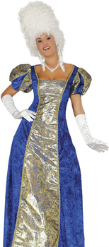 Kostium "Francuska Markiza" niebieska